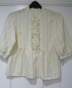 Marks & Spencer Limited Collection 3/4 Sleeve Women's Blouse (Size 12) - Picture 1 of 4