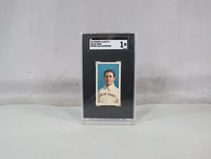 1910 T206 Hal Chase Portrait blauer Hintergrund Piemont Zigaretten SGC 1 - Bild 1 von 2