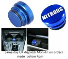 Universal  Blue Nitrous logo Plug Button Car Cigarette Lighter Cover Accessories