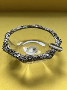 Italian Lead Crystal Ashtray - Picture 1 of 11