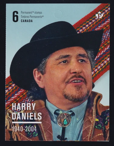 CANADA 2022 Indigenous Leaders, Booklet, Harry Daniels MNH Cover