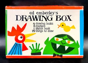 Sealed 1988 Ed Emberley's Drawing Box ~ Markers Drawing & Sketch Books Emberley - Bild 1 von 6