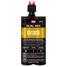 SEM 39747 Dual Mix Multi-Purpose Auto Body Panel Bonding Adhesive 7 oz.