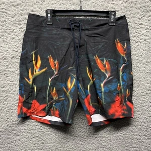 American Eagle Shorts Mens Medium Swim Board Shorts Birds of Paradise - Picture 1 of 11