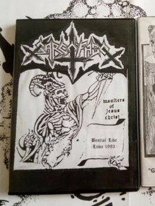 Sarcofago - Bestial Live Lima 1993. BLASPHEMY, HOLOCAUSTO, MUTILATOR, CHAKAL, - Photo 1/1