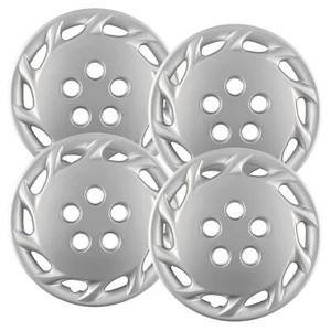 Set of (4) 14" Silver Hubcap Replacements for 1992-2000 Toyota Camry - Picture 1 of 4