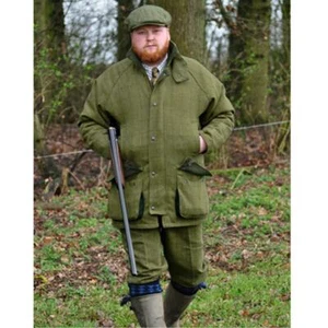 Game Mens Dark Derby Tweed Hunting Shooting Jacket Coat - Bute - Picture 1 of 4