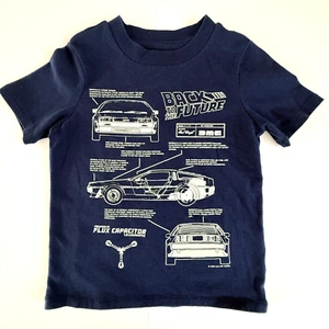 GAP Boys Girls Kids Size XS (4-5) "Back to the Future" Short Sleeve T-Shirts - Picture 1 of 5