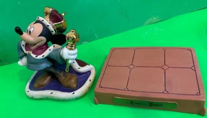 WDCC "LONG LIVE The KING" Mickey Mouse PRINCE & PAUPER w/Box,COA & EXTENDED BASE - Picture 1 of 8