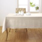 Solino Home Light Natural Linen Tablecloth 60 x 60 x 144 Inch,