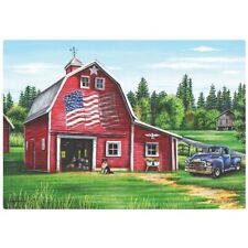American Country Barn Paper Placemats - 9.75in. X 14in. 100