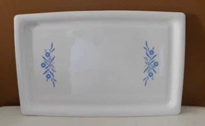 Vintage Large Corning Ware Broil Bake Tray Cornflower Blue P-35-B USA - Picture 1 of 6