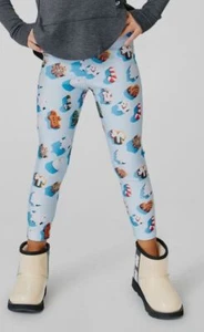 $58 Terez Kids Girl's Blue Sugar Cookies Leggings Pants Size 6X - Picture 1 of 4