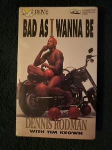 Bad As I Wanna Be Dennis Rodman (1996) - Audio Book on Cassette Tape New Sealed - Picture 1 of 3
