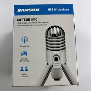 Samson Meteor Mic USB Studio Kondensator Mikrofon für Heimaufnahmen Podcasting - Bild 1 von 6