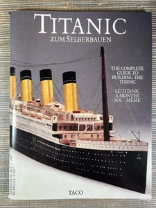 Complete Guide to Building the Titanic Cut Out Paper Model 1987 Taco Book - Picture 1 of 3