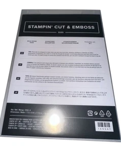 Stampin' Up! Stampin Cut & Emboss Wildrose Dies 149547 NUR Stanzenset - Bild 1 von 4