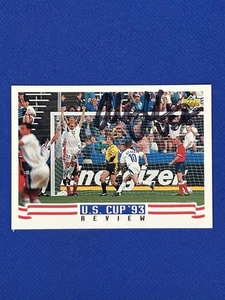1993 World Cup Preview #138 Alexi Lalas signed auto autograph Scores - Picture 1 of 3