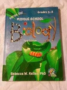 Focus On Middle School Biology Student Textbook -3rd Edition (Hardcover) - GOOD - Foto 1 di 13
