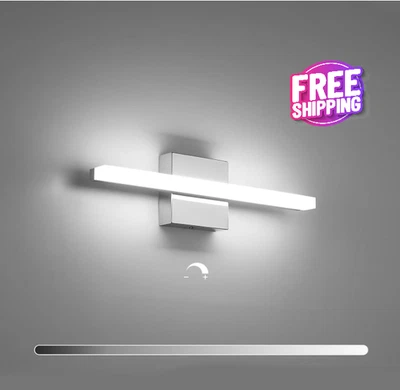 Lámpara De Tocador Para Mueble De Baño Y Espejo IP44 Lámpara De Baño Aluminio US - Image 1 of 4