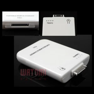 2800MAH PORTABLE EXTERNAL WHITE BATTERY MOBILE CHARGER IPHONE 4S 4 3GS 3G IPOD - Photo 1 sur 1