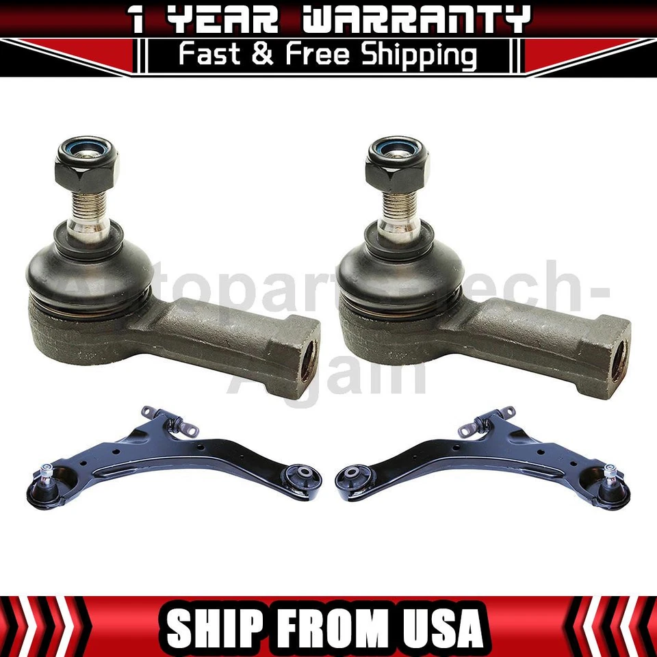 4 рычага управления передним анкерным стержнем Mevotech подходят для Hyundai Tiburon 2003 года выпуска - Изображение 1 из 4