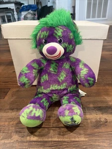 Build a Bear BAB Teddy The Joker DC Comics Plush Green Purple 16” Rare - Picture 1 of 5