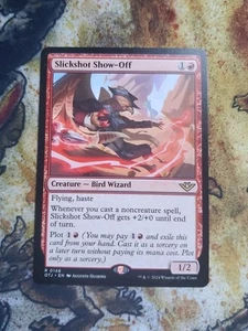 [1x] Slickshot Show-Off, English Outlaws Of Thunder Junctions MTG Magic - Picture 1 of 2