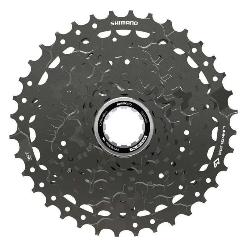 Cassette Shimano CUES CS-LG400-9 9 velocidades 11-36T LINKGLIDE negro Foto 1 de 1