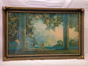 Daybreak House of Art Maxfield Parrish 1920’s Framed Lithograph Pie Crust 18x30 - Bild 1 von 20