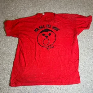True Vintage 70s Mr Bill Tee Shirt Saturday Night Live SNL Promo Shirt Size M - Picture 1 of 7