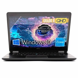 Dell E7470 I5 14" 2K Touch 4GB 120GB Windows 10 Notebook Layout Refurbished - Picture 1 of 5