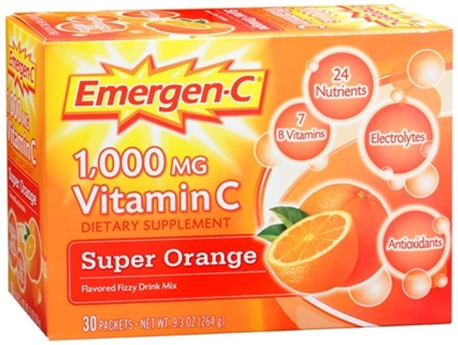 Emergen-C Orange Vitamin C Super Orange Energy Drink
