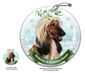 Bellyrubs & Kisses Ornament - Afghan Hound 000 - Picture 1 of 1