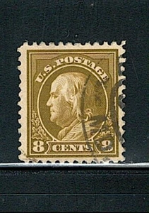 US Year of 1917 Franklin Stamp Scott# 508 (Used), - Picture 1 of 2