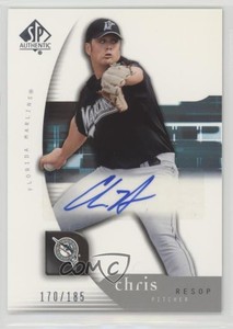 2005 Upper Deck SP Collection SP Authentic /185 Chris Resop #111 Rookie Auto RC