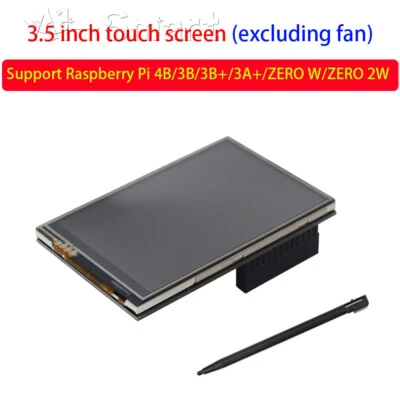 3.5 Inch Touch Screen 125MHz SPI LCD Display w/Fan for Raspberry Pi 4B/3B/ZeroW - Image 1 of 4