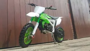 Pocketbike Crossbike Dirtbike 49cc 2 Takt KXD 706 Kinder Motorrad Grün - Bild 1 von 9