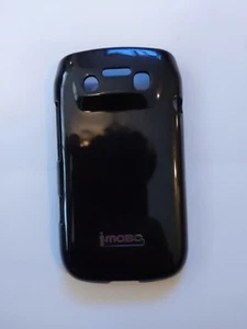 New snap on phone case cover For Blackberry Bold 9790 glossy black plastic - Picture 1 of 4