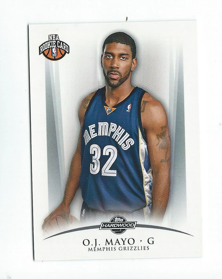 2008-09 Topps Hardwood #103B O.J. Mayo RC Rookie Grizzlies /2009 - Image 1 of 1