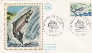 FRANKREICH 1972 FDC LACHS YT 1693 - Bild 1 von 1