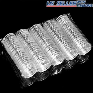 50 coin holders 30mm direct fit coin capsules for Collectable Coins - Picture 1 of 1
