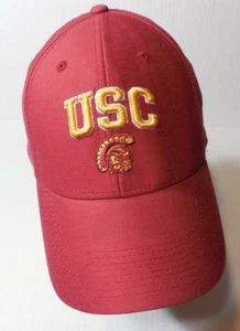 De colección Deportes Especialidades USC Troyanos Correa Sombrero Rojo Algodón Sur Ca - Imagen 1 de 8