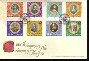 GB - Isle of man FDC Michelnummer 1499 - 1506 - Picture 1 of 1