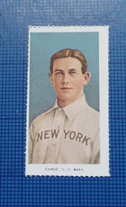 1909-1911 T206 - Hal Chase - New York Highlanders Baseball Reprint 