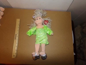 Ty Beanie Boppers Glitzy Gabby Plush Doll 13" Tall Blonde with tags - Picture 1 of 2