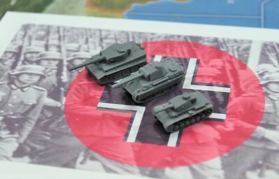 15pc Axis & Allies Parts/Pieces 3D Printed German Armor - Image 1 of 4