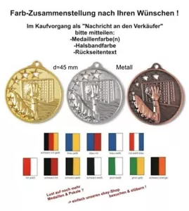 Massive geprägte Medaillen Handball mit Band & Text (Staffelpreise 25-50-75-100) - Bild 1 von 5