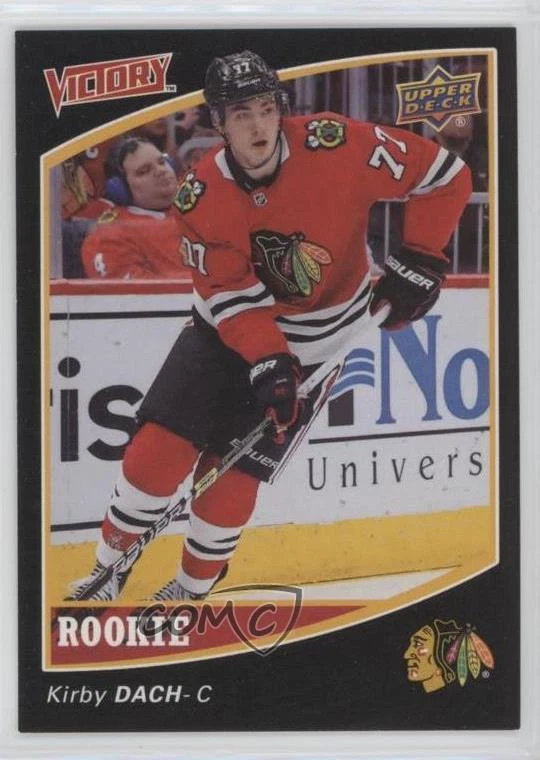 2020 Upper Deck Spring Promotion Victory Rookies Black Kirby Dach #V-24