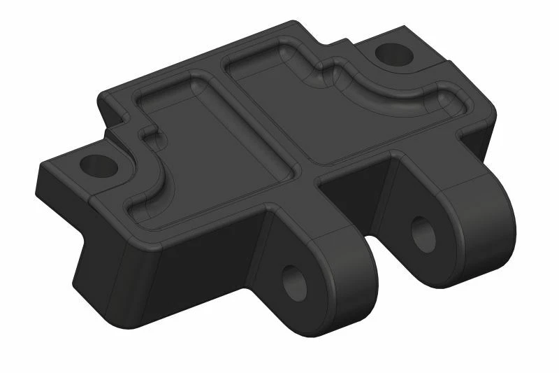Corally Composite Gearbox Brace Mount A - Rear: Dementor, Kronos, Python, Shogun - Image 1 of 1